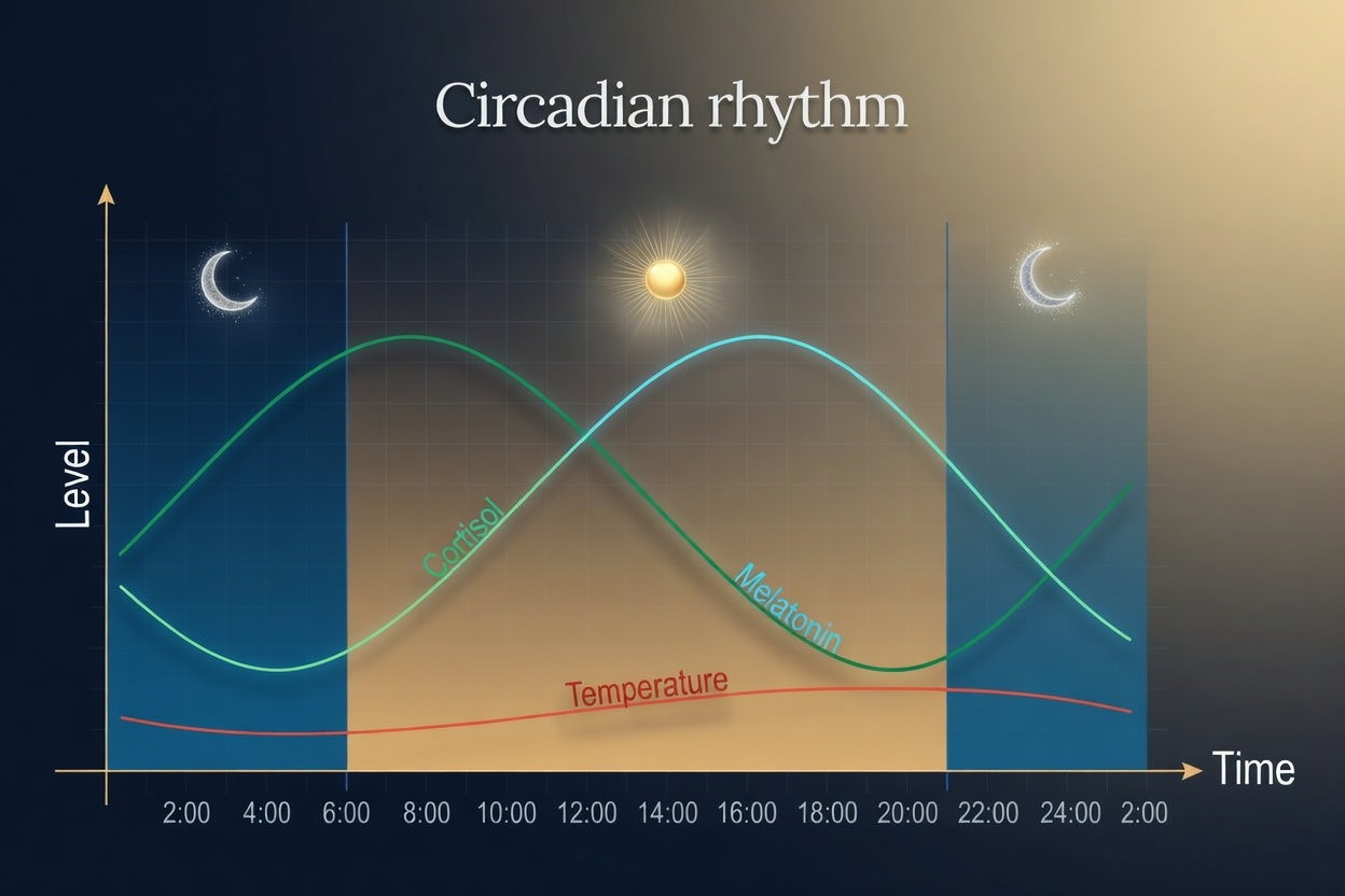 Imagem: Ciclo Circadiano — 24 horas